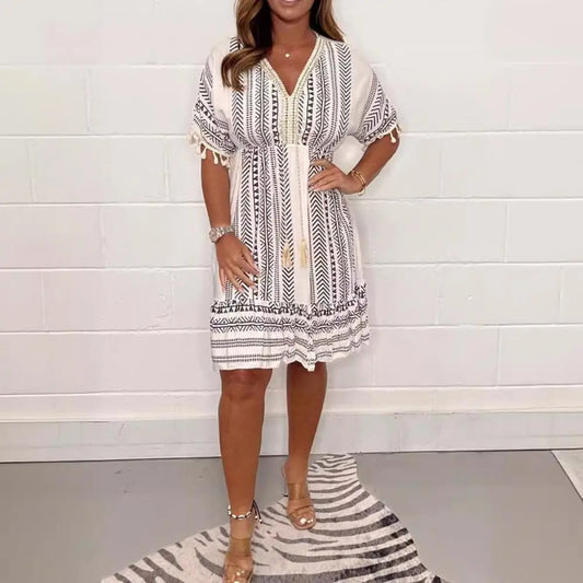 Robe d'été Ibiza bohème chic